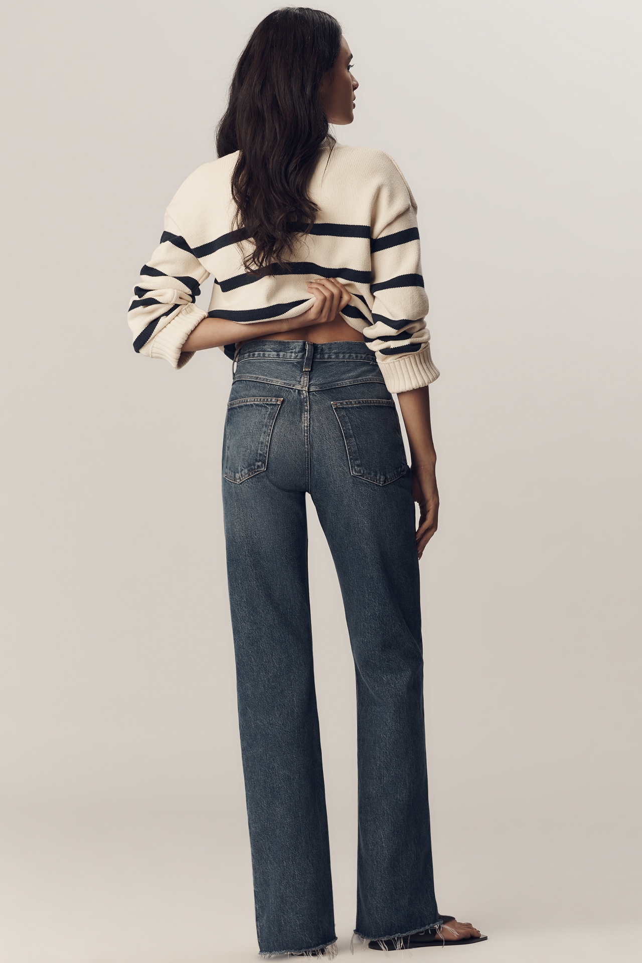 AGOLDE Leena High-Rise Bootcut Jeans