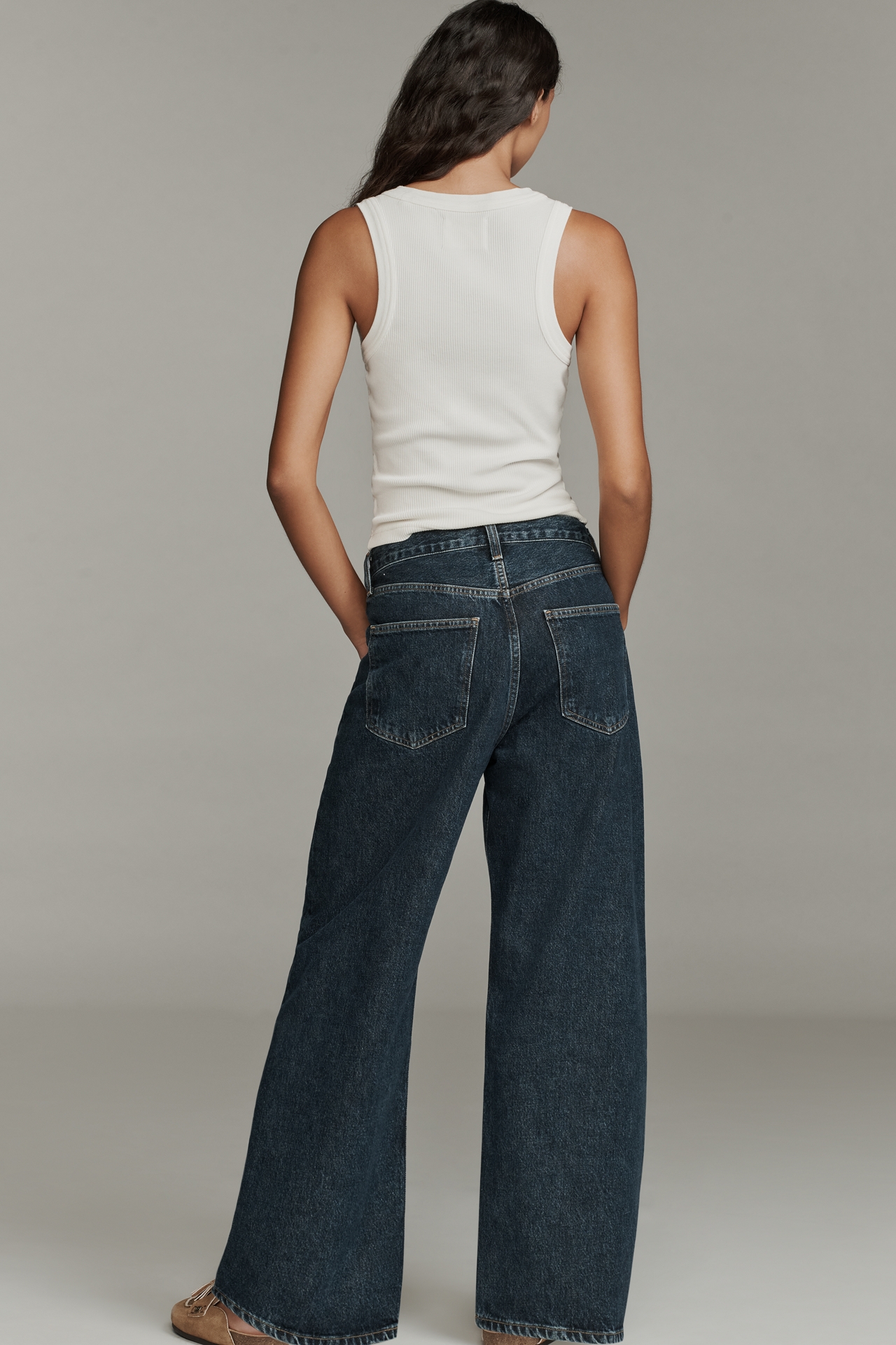 AGOLDE Low-Curve High-Rise Taper Jeans