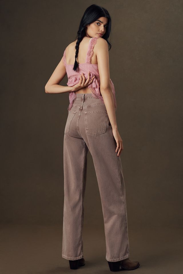 AGOLDE Ren High-Rise Wide-Leg Jeans #3