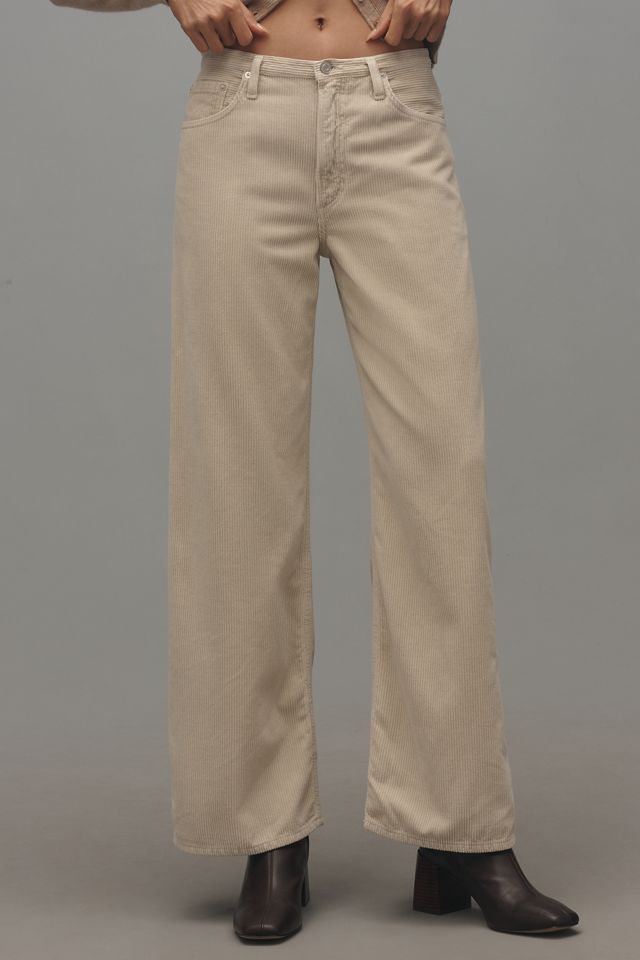 AGOLDE Keira Corduroy Low-Rise Wide-Leg Jeans #2