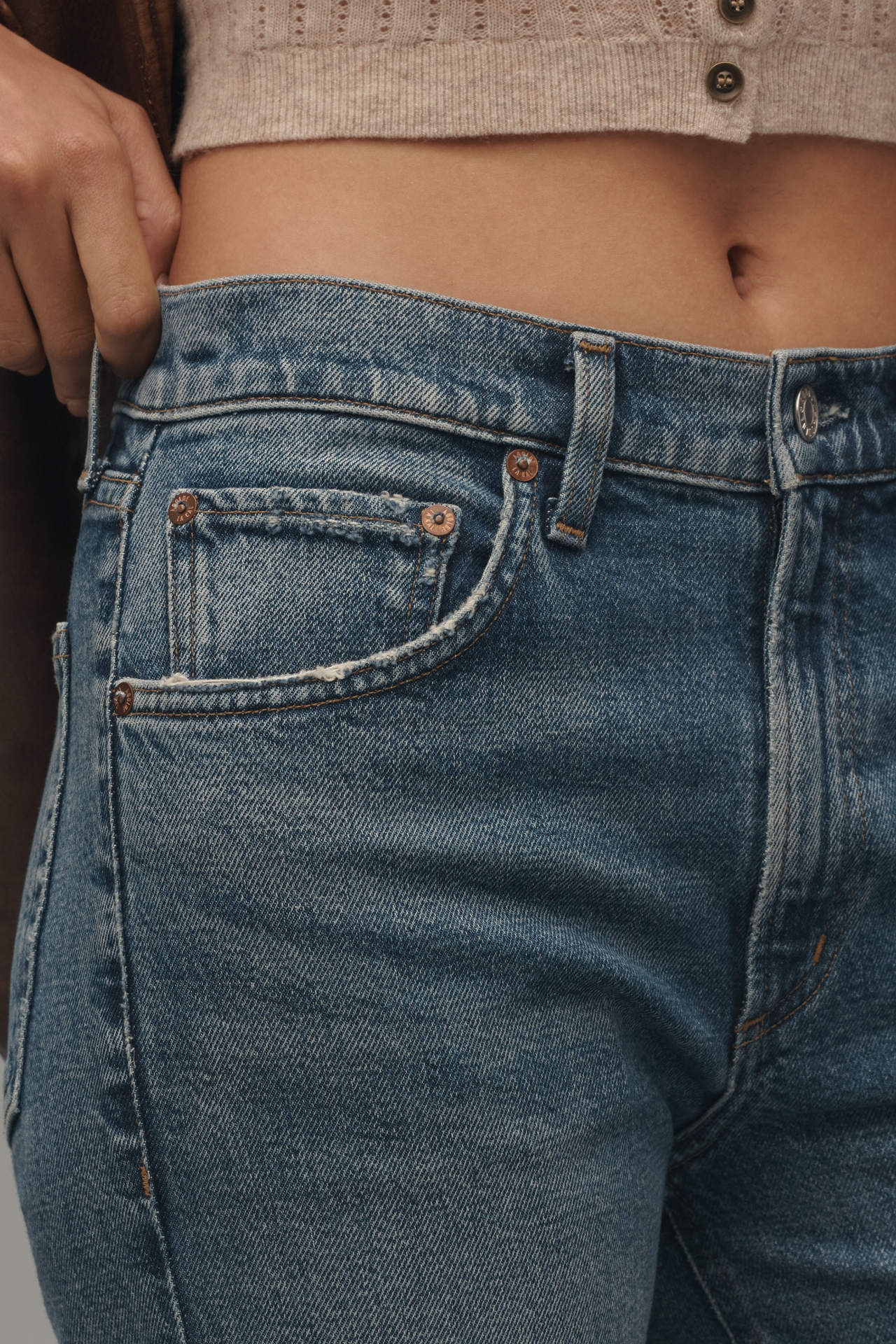 AGOLDE Kick Boot Mid-Rise Bootcut Jeans