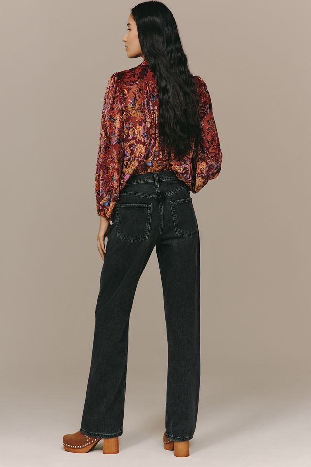 AGOLDE Kelly High-Rise Straight-Leg Jeans #2