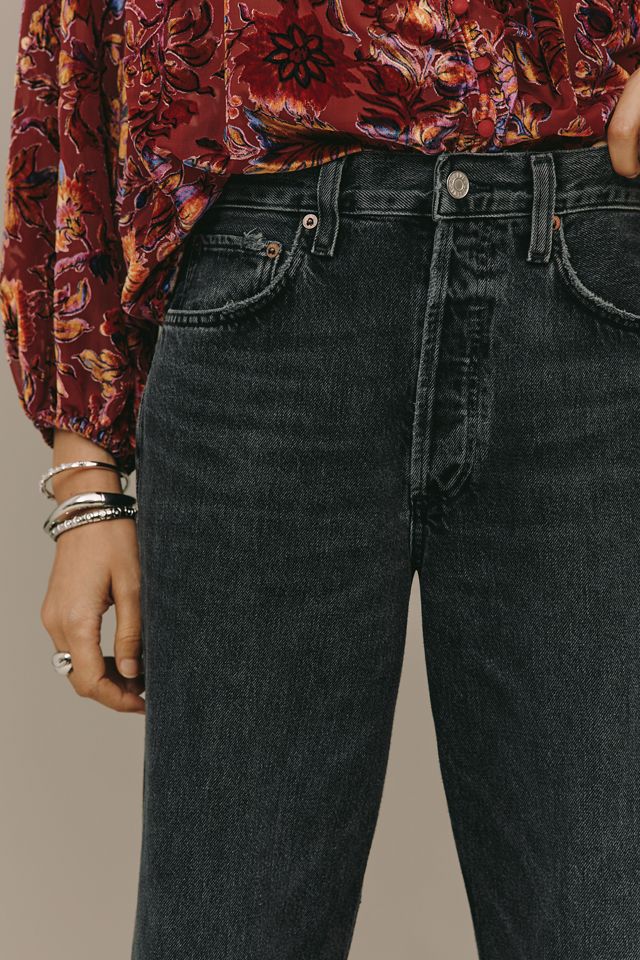 AGOLDE Kelly High-Rise Straight-Leg Jeans #3