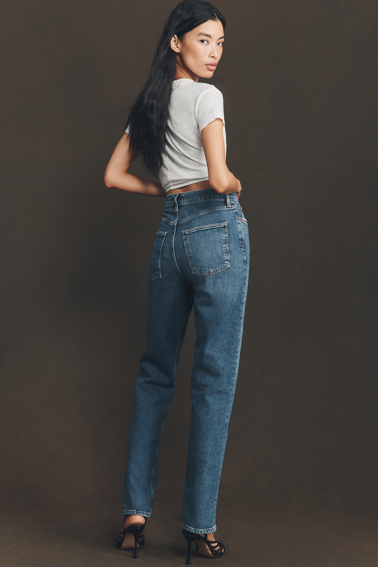 AGOLDE 90s Pinch High-Rise Straight-Leg Jeans