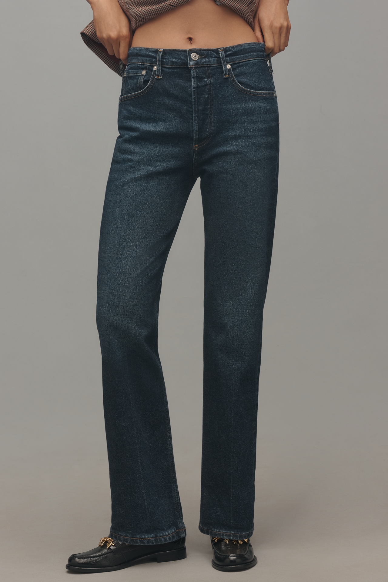 Citizens of Humanity Blaine High-Rise Straight-Leg Jeans