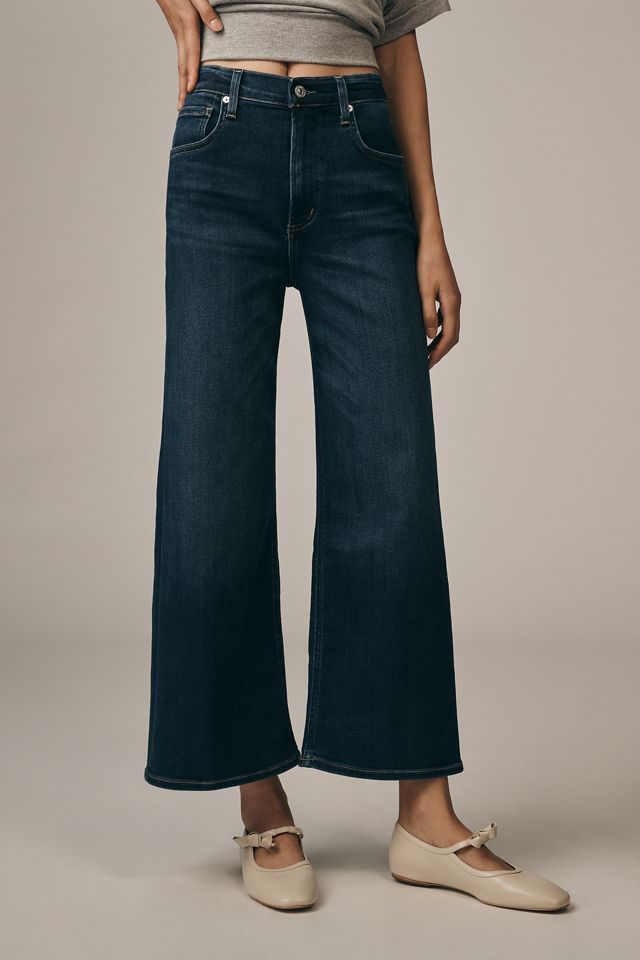 Citizens of Humanity Lyra High-Rise Crop Wide-Leg Jeans #1