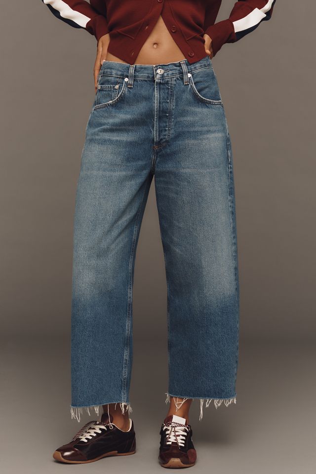 Citizens of Humanity Ayla High-Rise Crop Wide-Leg Jeans