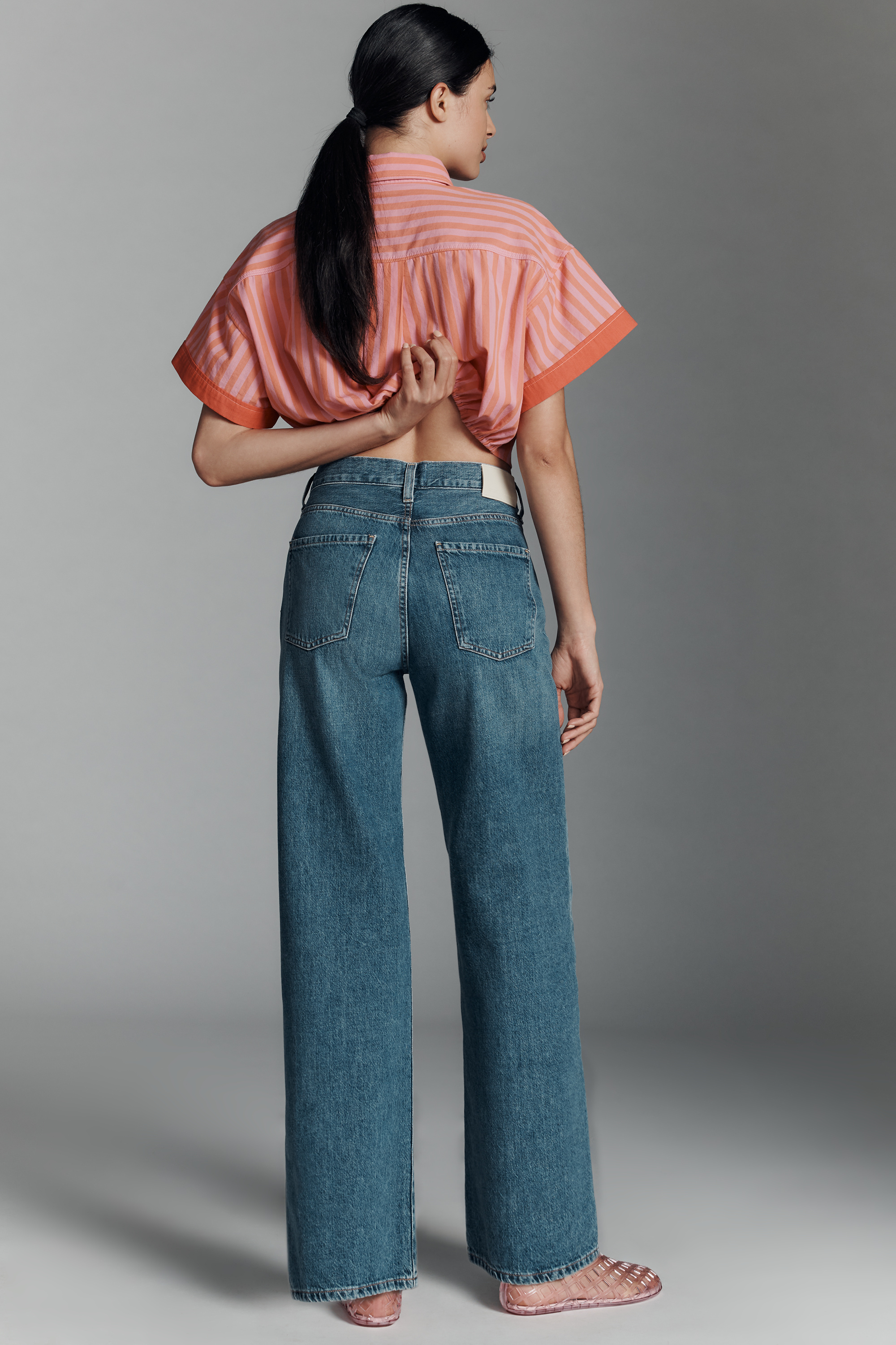 Annina High-Rise Wide-Leg Jeans — Image 3