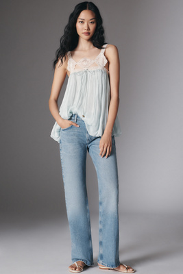 Citizen Of Humanity Genova Low-rise Bootcut Jeans In Blue
