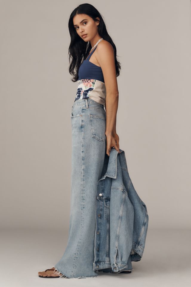 AGOLDE Dame High-Rise Wide-Leg Jeans #1