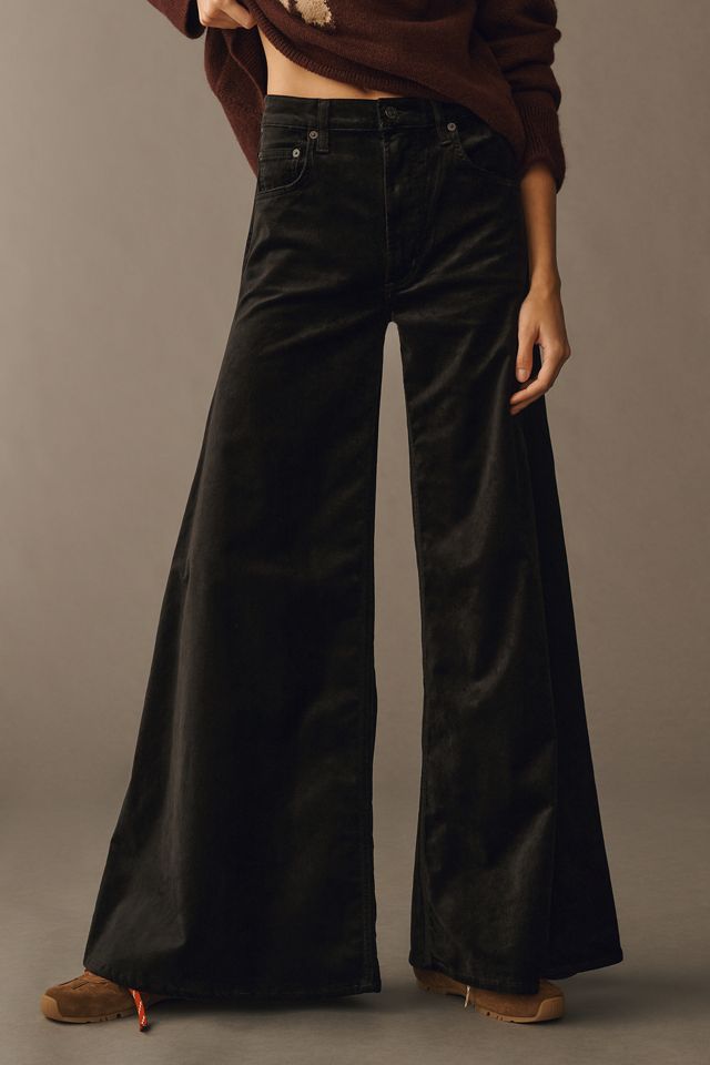 Citizens of Humanity Amari Velvet High-Rise Ultra Wide-Leg Jeans #2