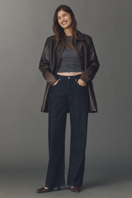 Citizen Of Humanity Annina High-rise Wide-leg Jeans In Blue