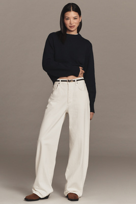 Citizen Of Humanity Ayla High-rise Tapered Jeans In Black