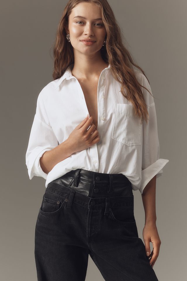 AGOLDE Elson High-Rise Wide-Leg Jeans #1