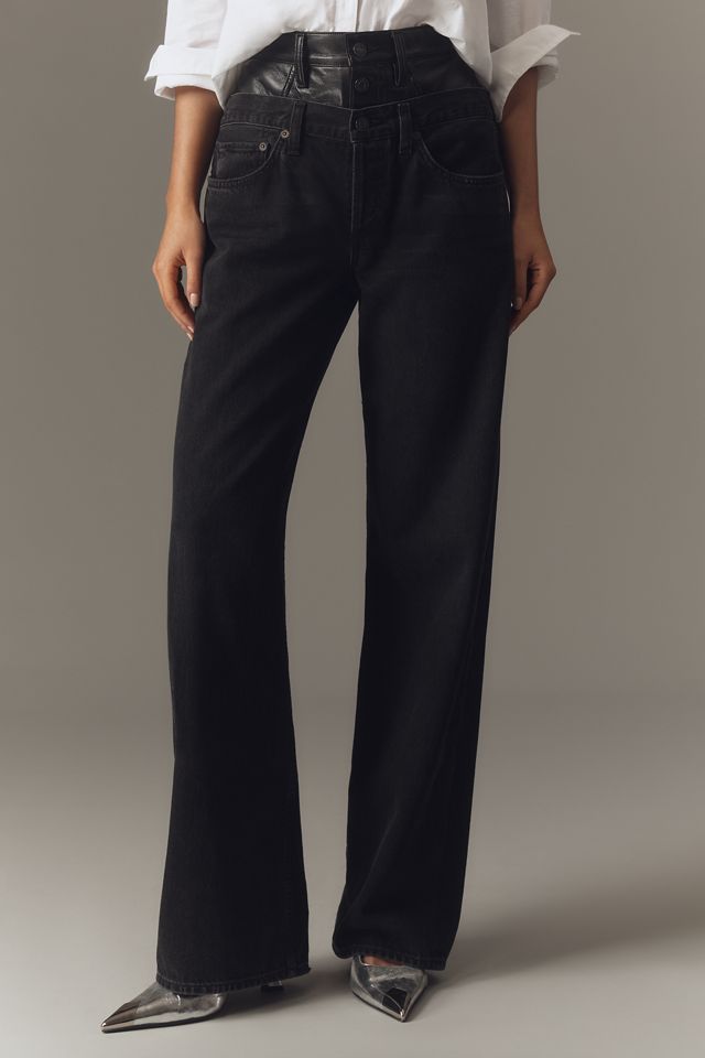 AGOLDE Elson High-Rise Wide-Leg Jeans #2