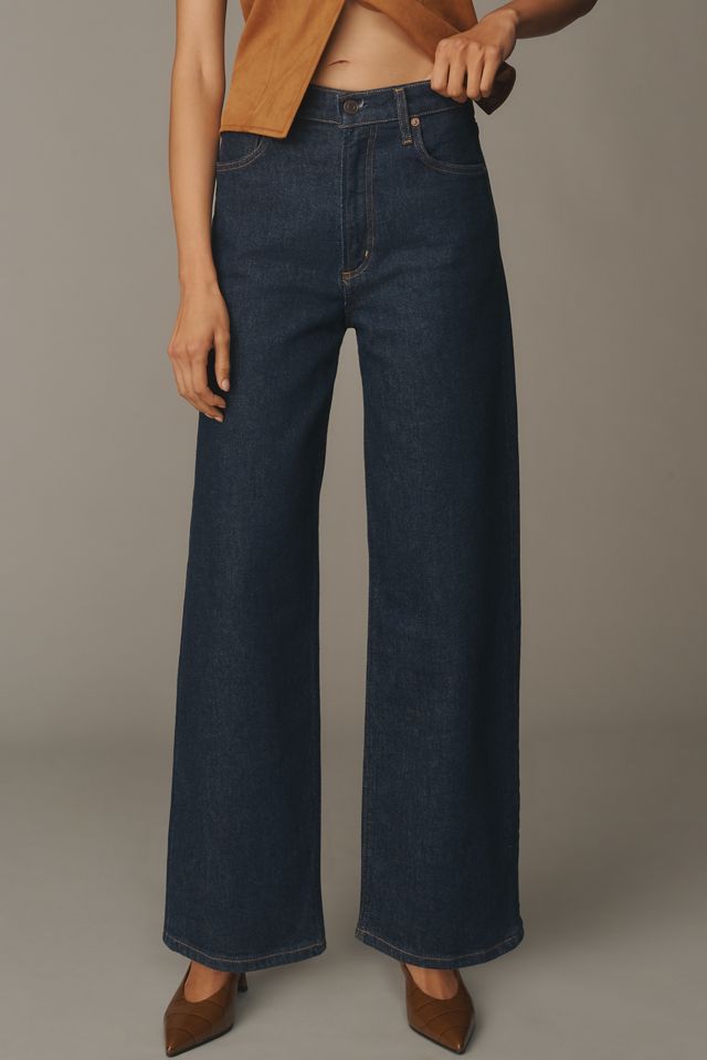 AGOLDE Ren High-Rise Wide-Leg Jeans #1