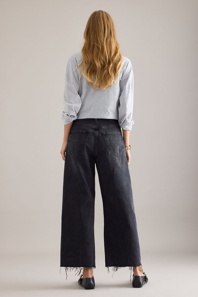 Jeans taille haute raccourcis à ourlet brut Citizens of Humanity Ayla #1