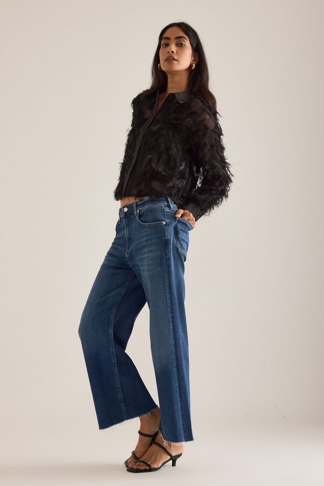 Jeans Citizens of Humanity Lyra de Tiro Alto y Pierna Ancha Crop #2