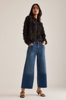 Jeans a Gamba Larga Crop High-Rise Lyra Citizens of Humanity