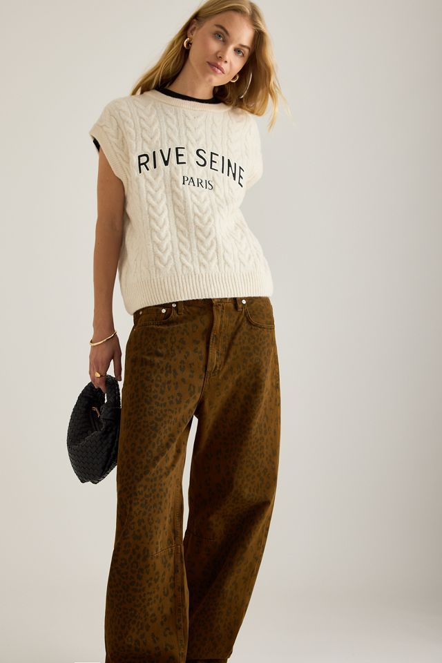 Citizens of Humanity Miro Cheetah-Print Barrel Jeans #2