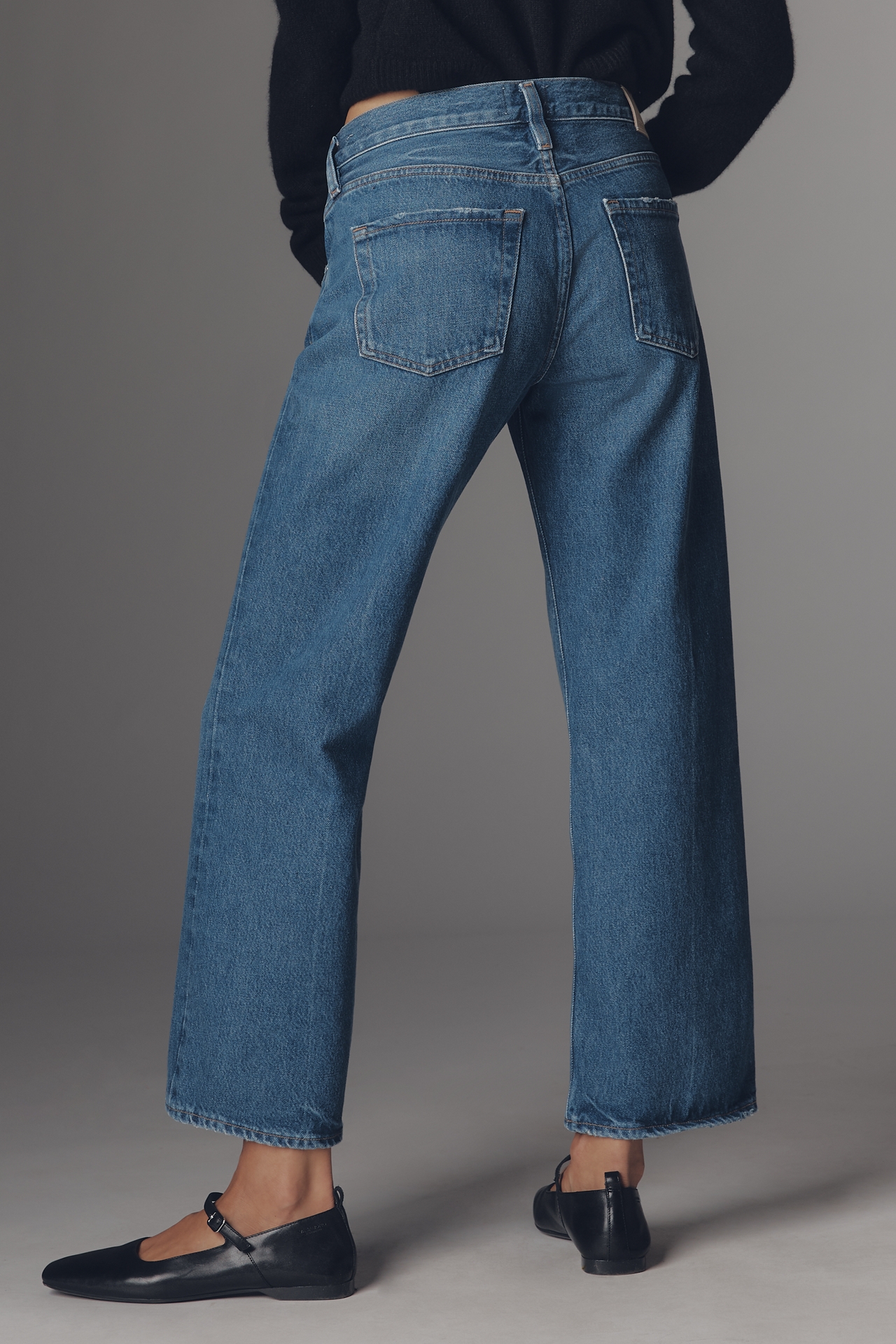 Citizens of Humanity Faye Mid-Rise Straight-Leg Jeans