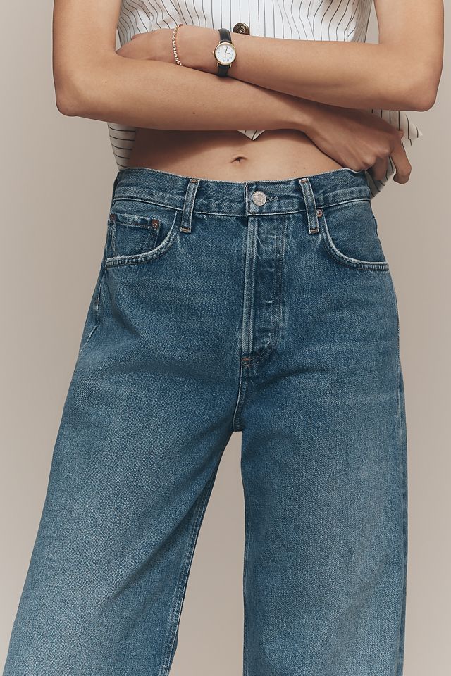 AGOLDE Ren High-Rise Wide-Leg Jeans #1