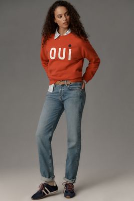 AGOLDE Low-Rise Slim Straight-Leg Jeans