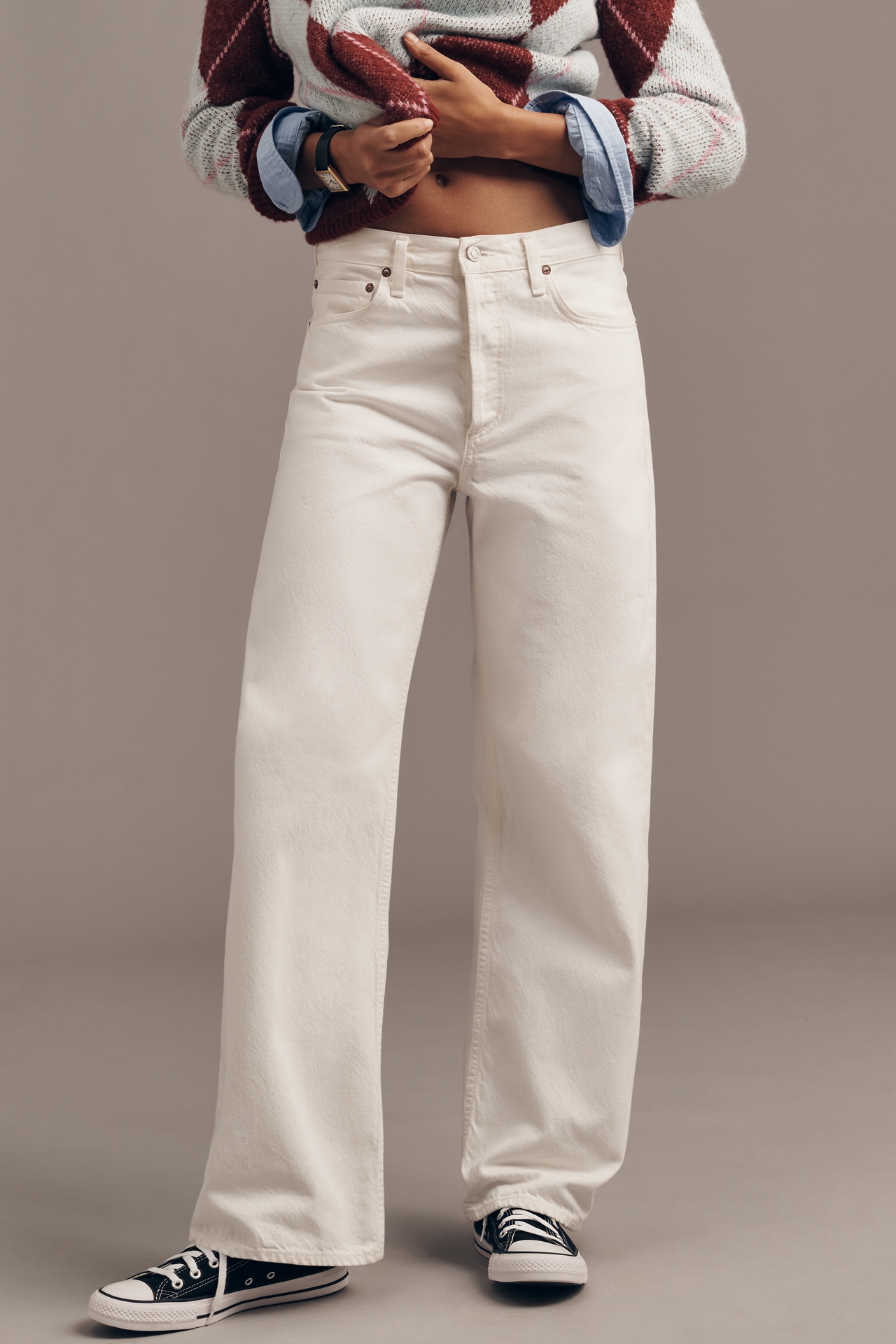 AGOLDE Arc High-Rise Tapered Jeans