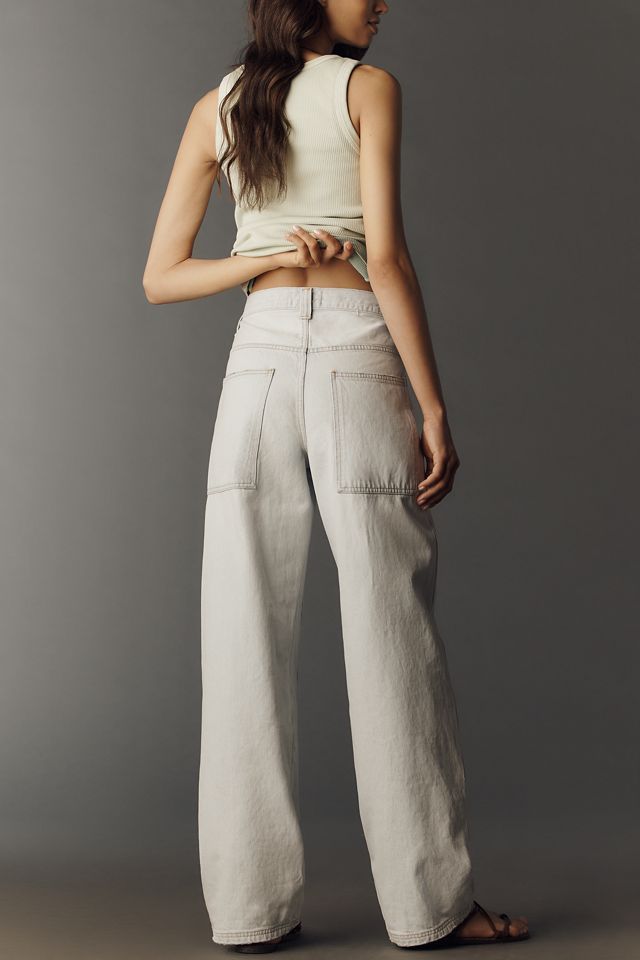 AGOLDE Laria Pieced High-Rise Wide-Leg Jeans #2
