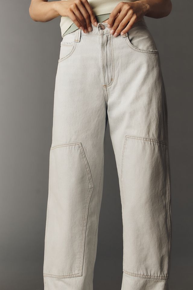 AGOLDE Laria Pieced High-Rise Wide-Leg Jeans #3