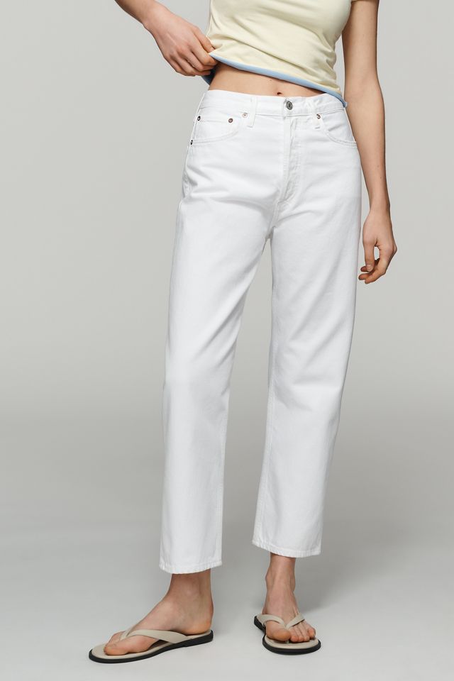 AGOLDE 90s Crop Mid-Rise Relaxed Straight-Leg Jeans #2