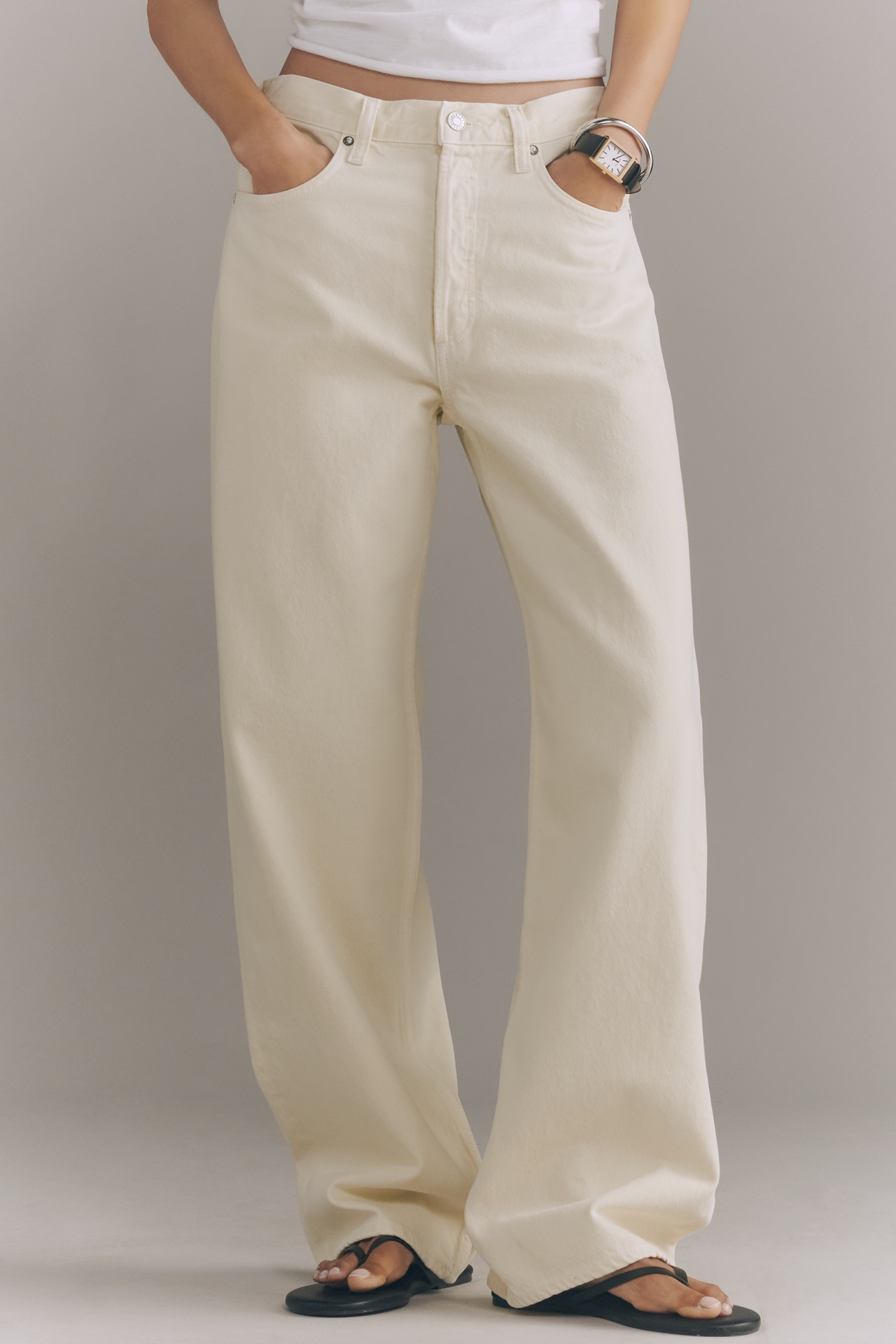 AGOLDE Arc High-Rise Tapered Jeans