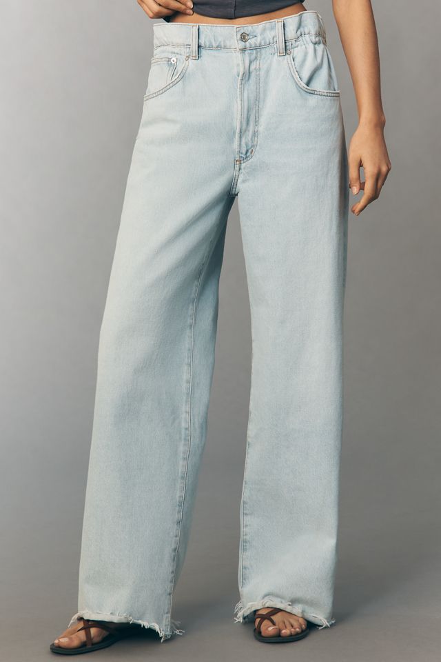 AGOLDE Lyonne High-Rise Wide-Leg Jeans #1