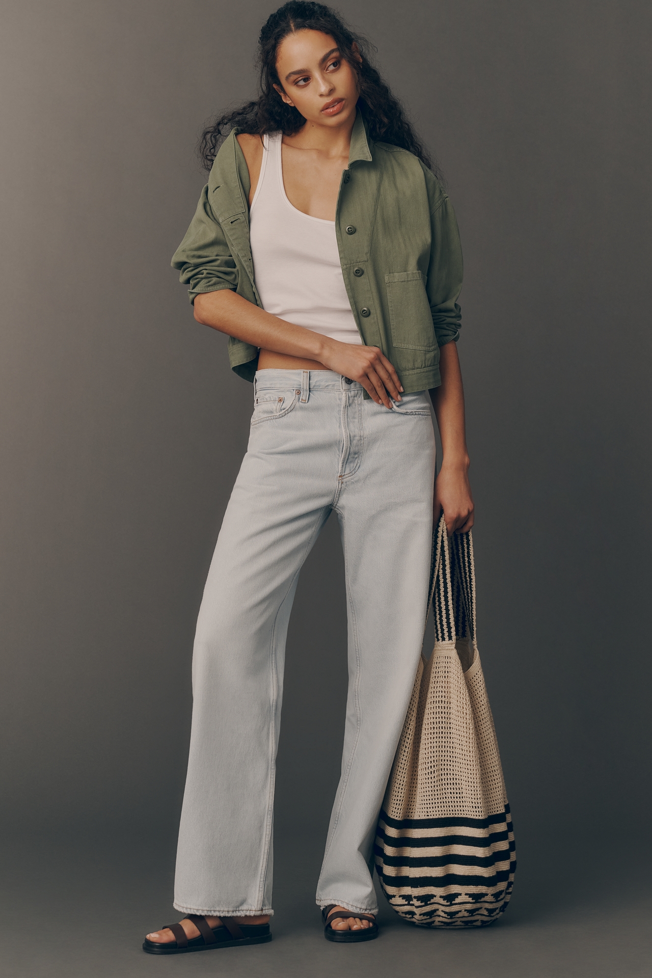 AGOLDE Arch High-Rise Tapered Jeans