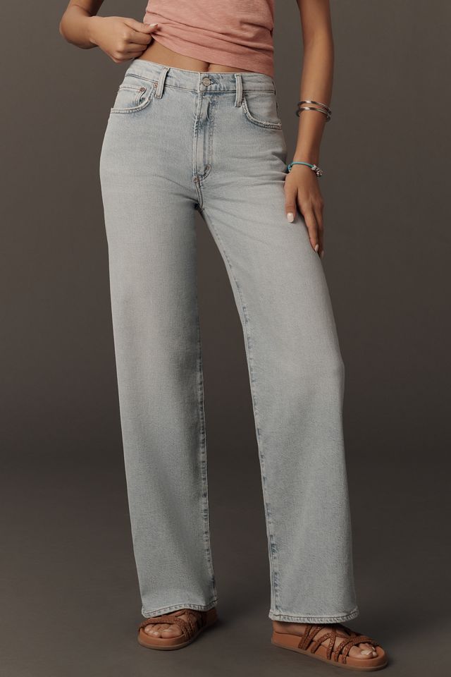 AGOLDE Harper High-Rise Wide-Leg Jeans #1