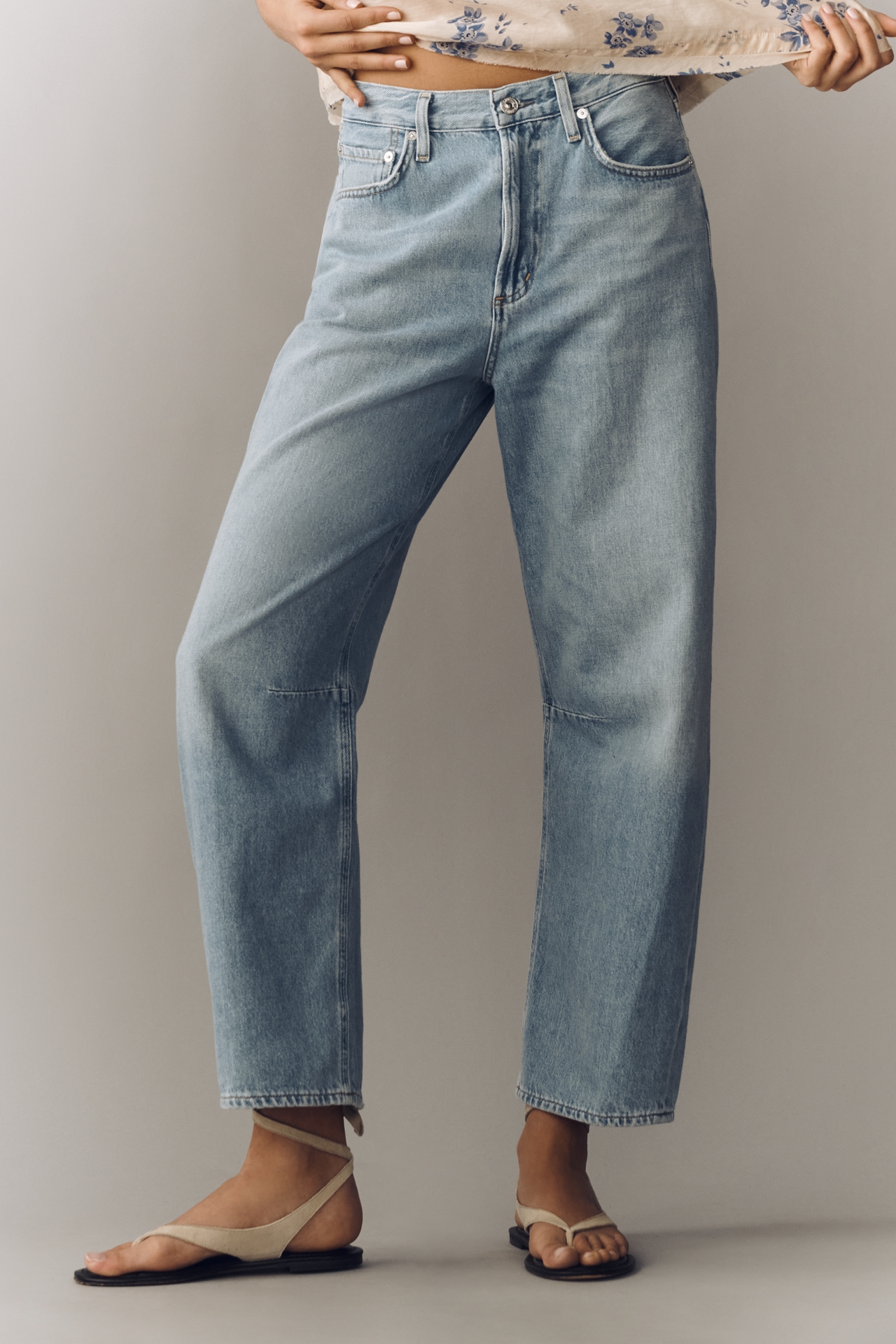 Citizens of Humanity Miro High-Rise Tapered Crop Jeans