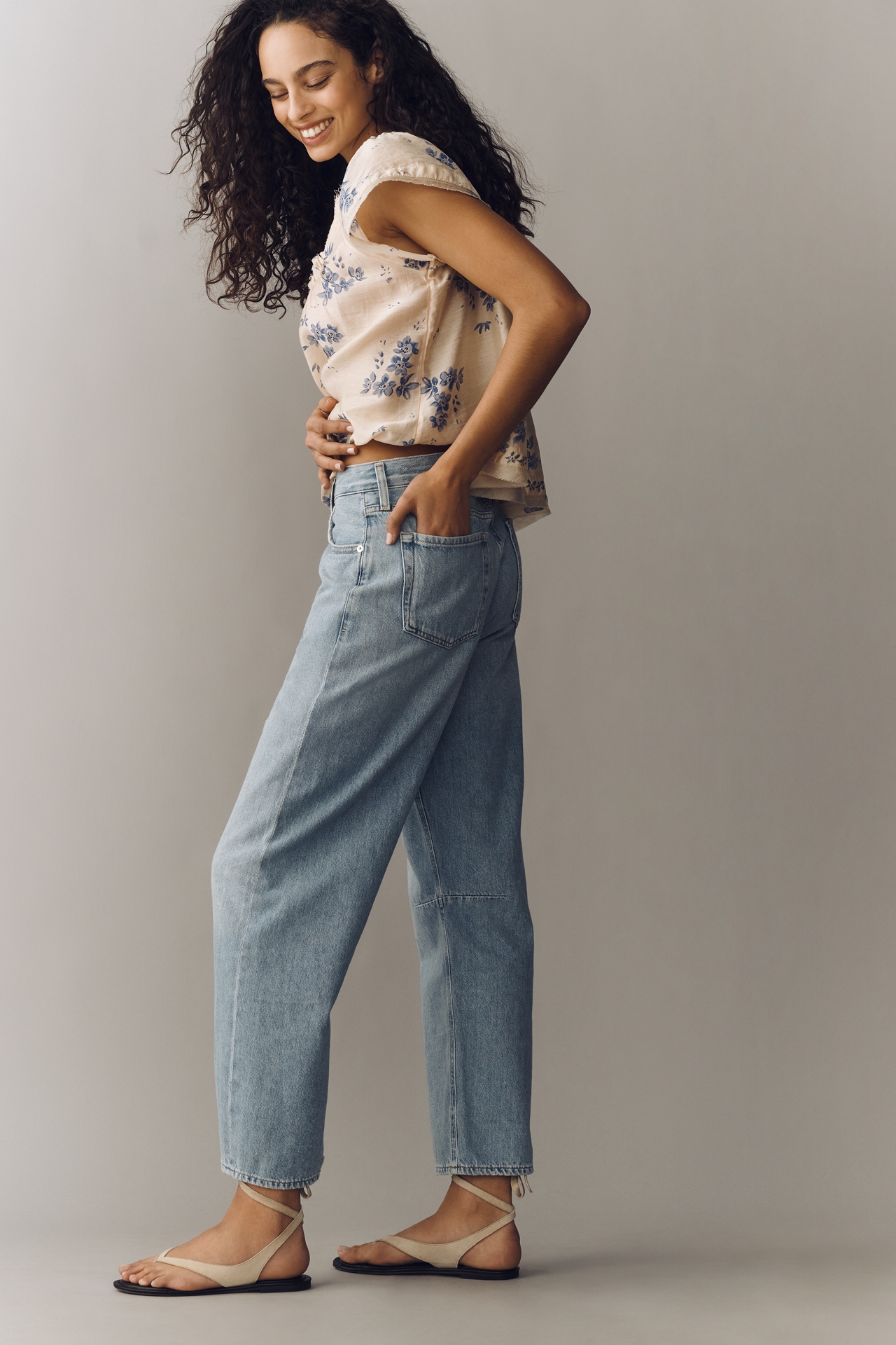 Citizens of Humanity Miro High-Rise Tapered Crop Jeans