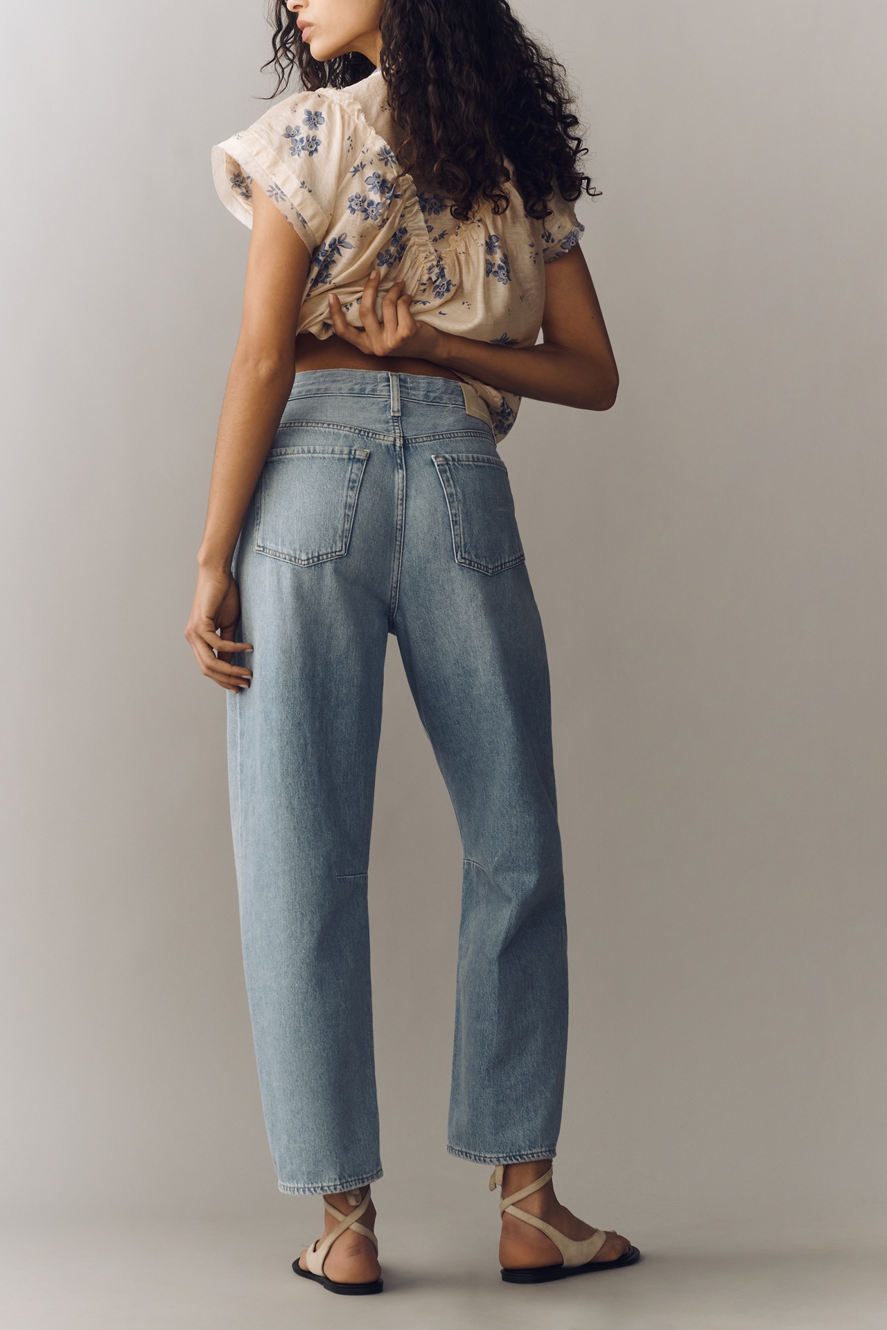 Citizens of Humanity Miro High-Rise Tapered Crop Jeans
