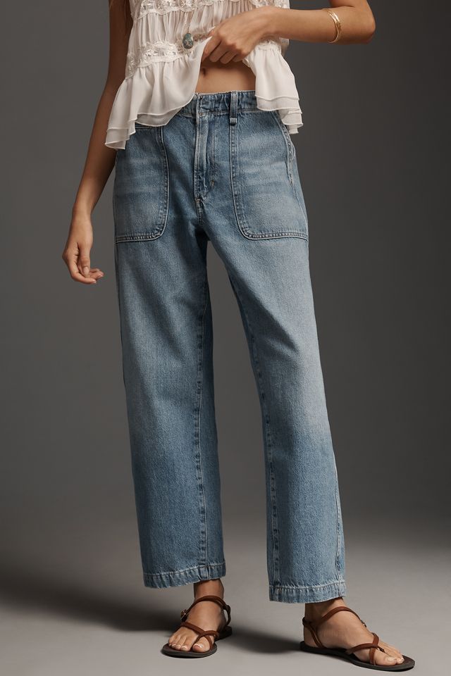 Citizens of Humanity Winslow Utility Ankle High-Rise Relaxed Straight-Leg Jeans #1