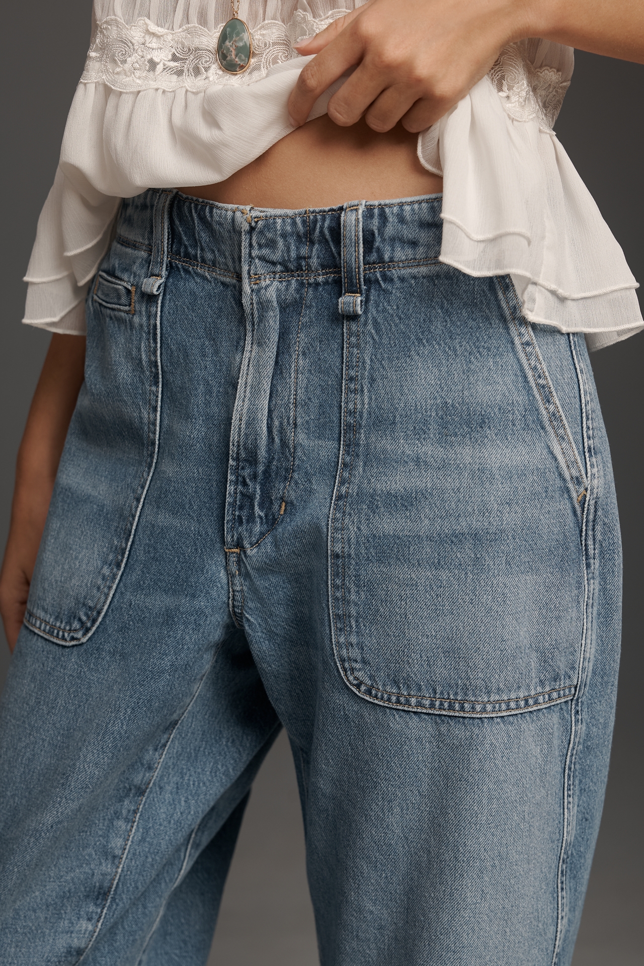 Citizens of Humanity Winslow Utility Ankle High-Rise Relaxed Straight-Leg Jeans