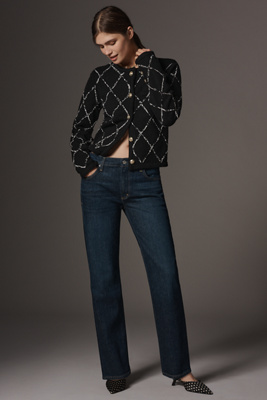 Citizen Of Humanity Anissa Mid-rise Straight-leg Jeans In Black