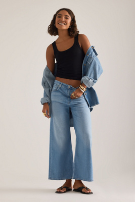 Citizens of Humanity Lyra High-Rise Wide-Leg Crop Jeans