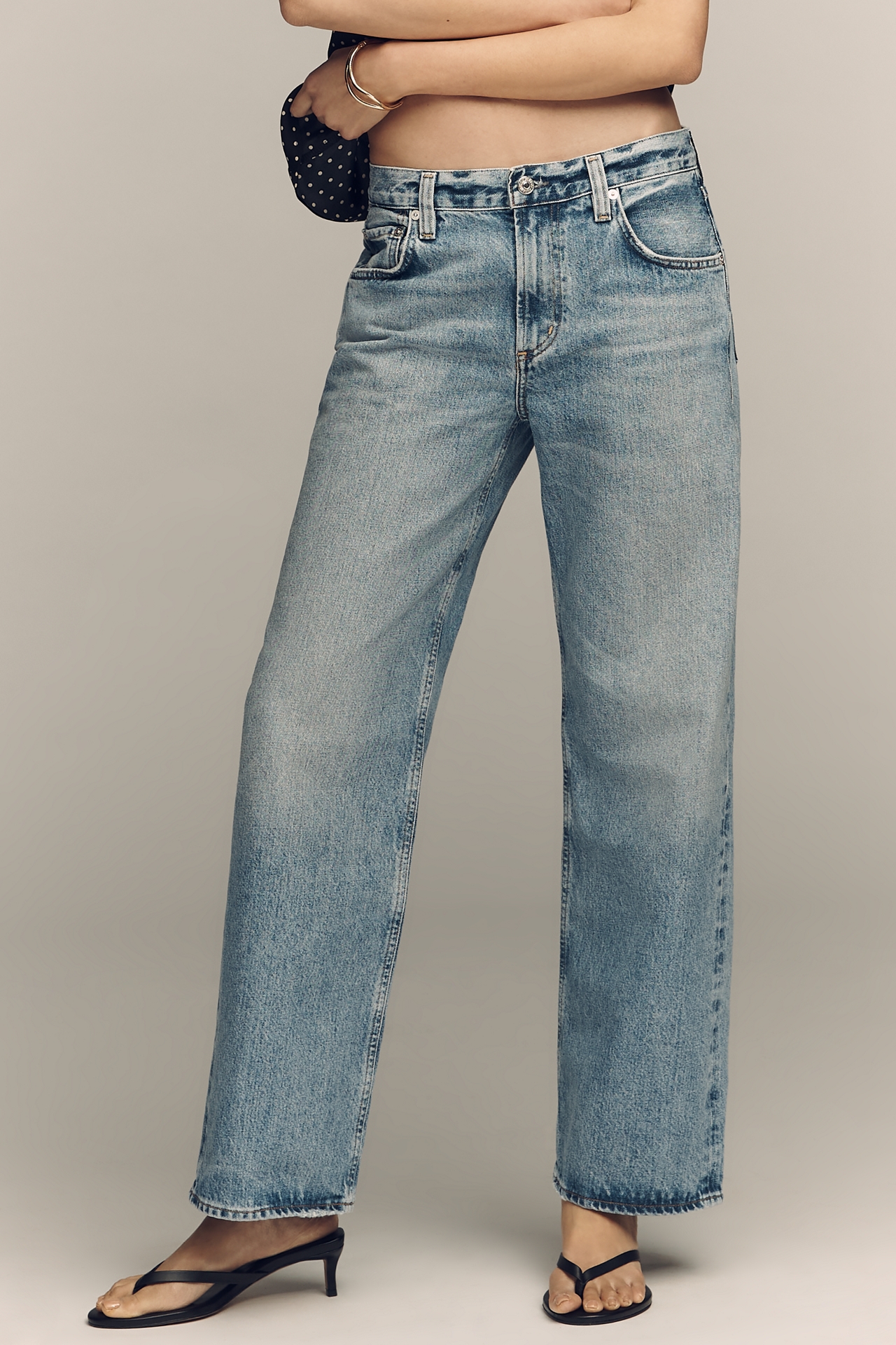 Citizens of Humanity Lindz Mid-Rise Straight Jeans