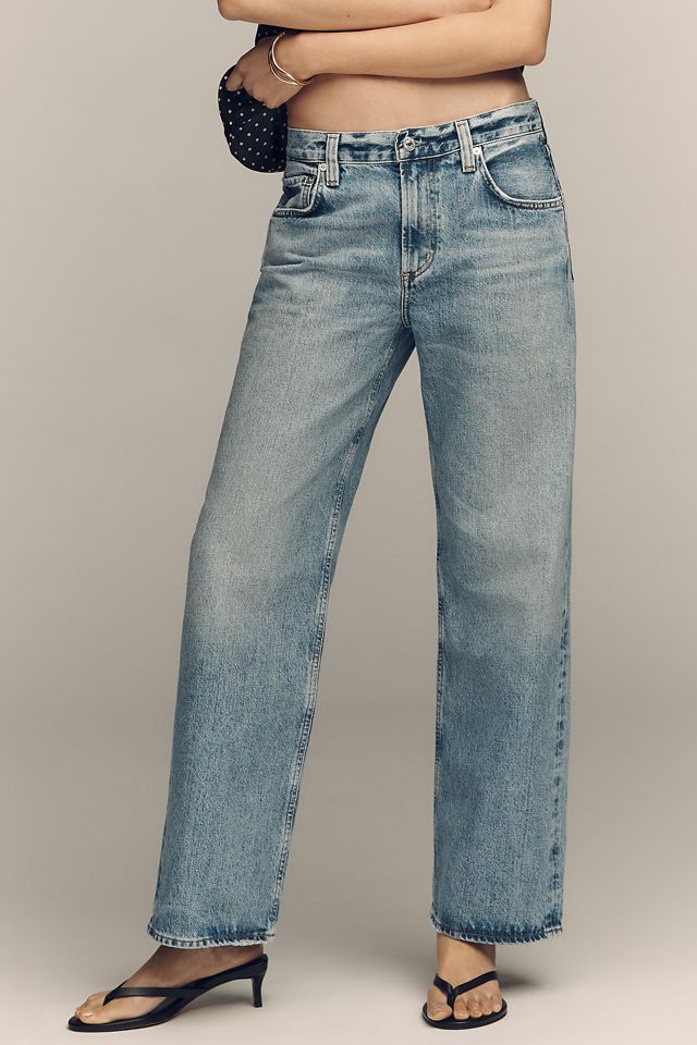 Citizens of Humanity Lindz Mid-Rise Straight Jeans | Anthropologie