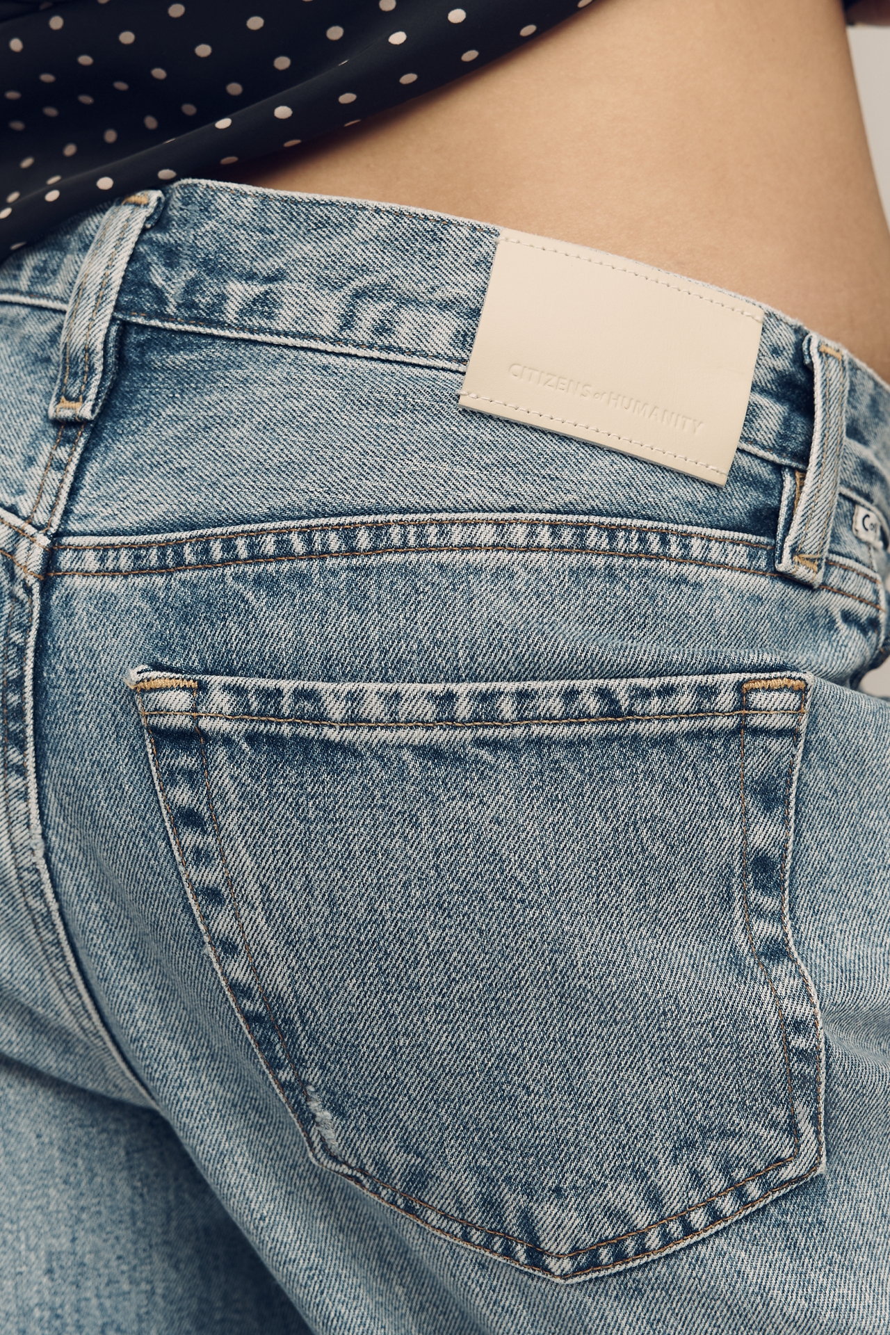 Citizens of Humanity Lindz Mid-Rise Straight Jeans