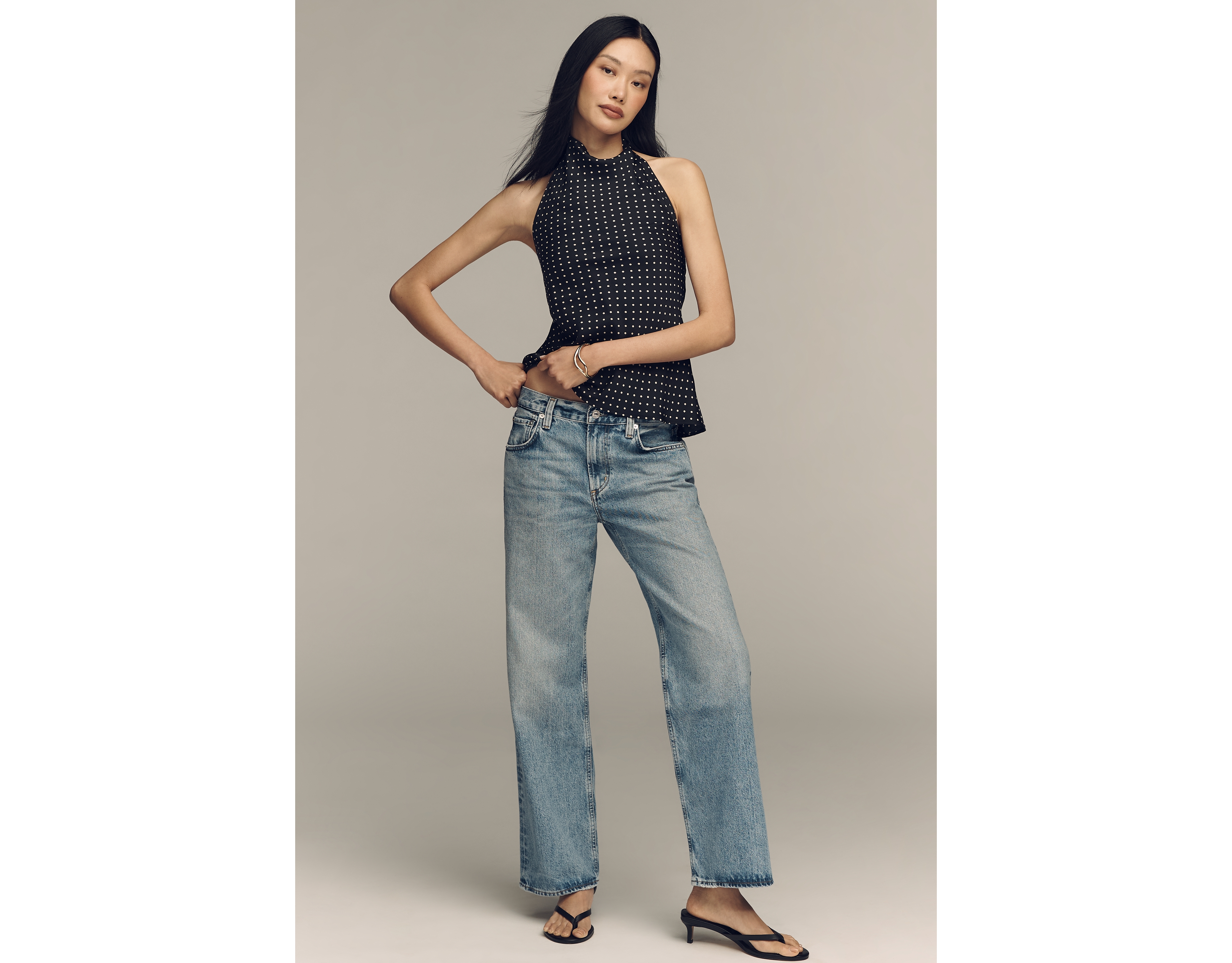 Citizens of Humanity Lindz Mid-Rise Straight Jeans