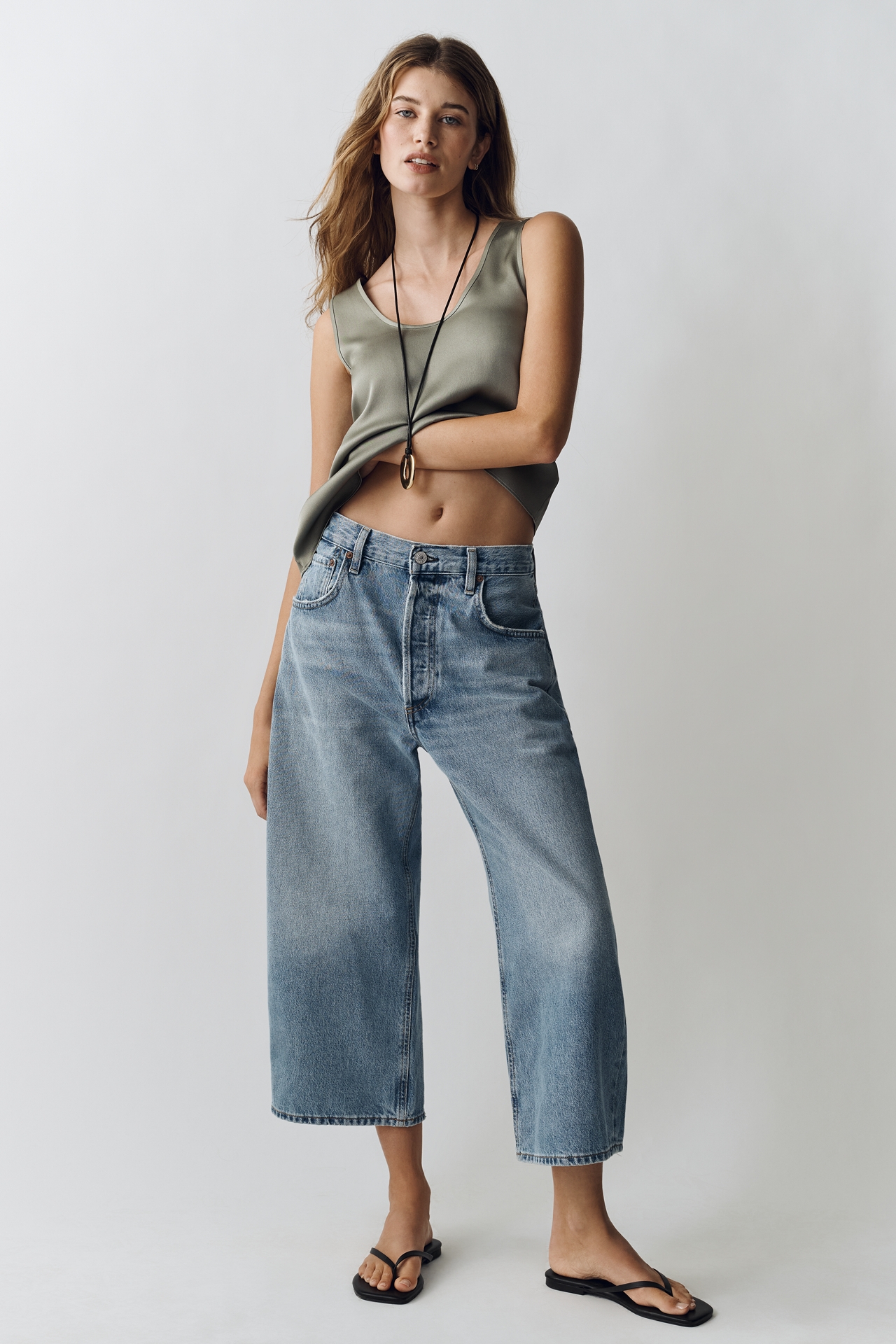 Citizens of Humanity Vintage High-Rise Culotte Jeans