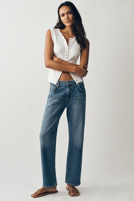 Citizens of Humanity Anissa Low-Rise Straight Jeans