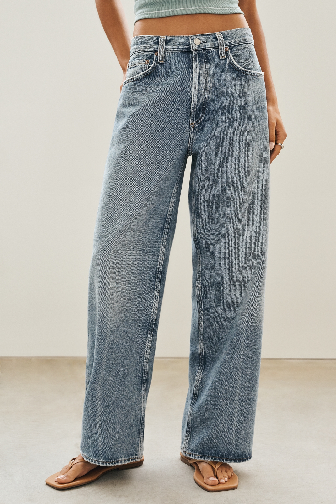 AGOLDE Arc High-Rise Tapered Jeans