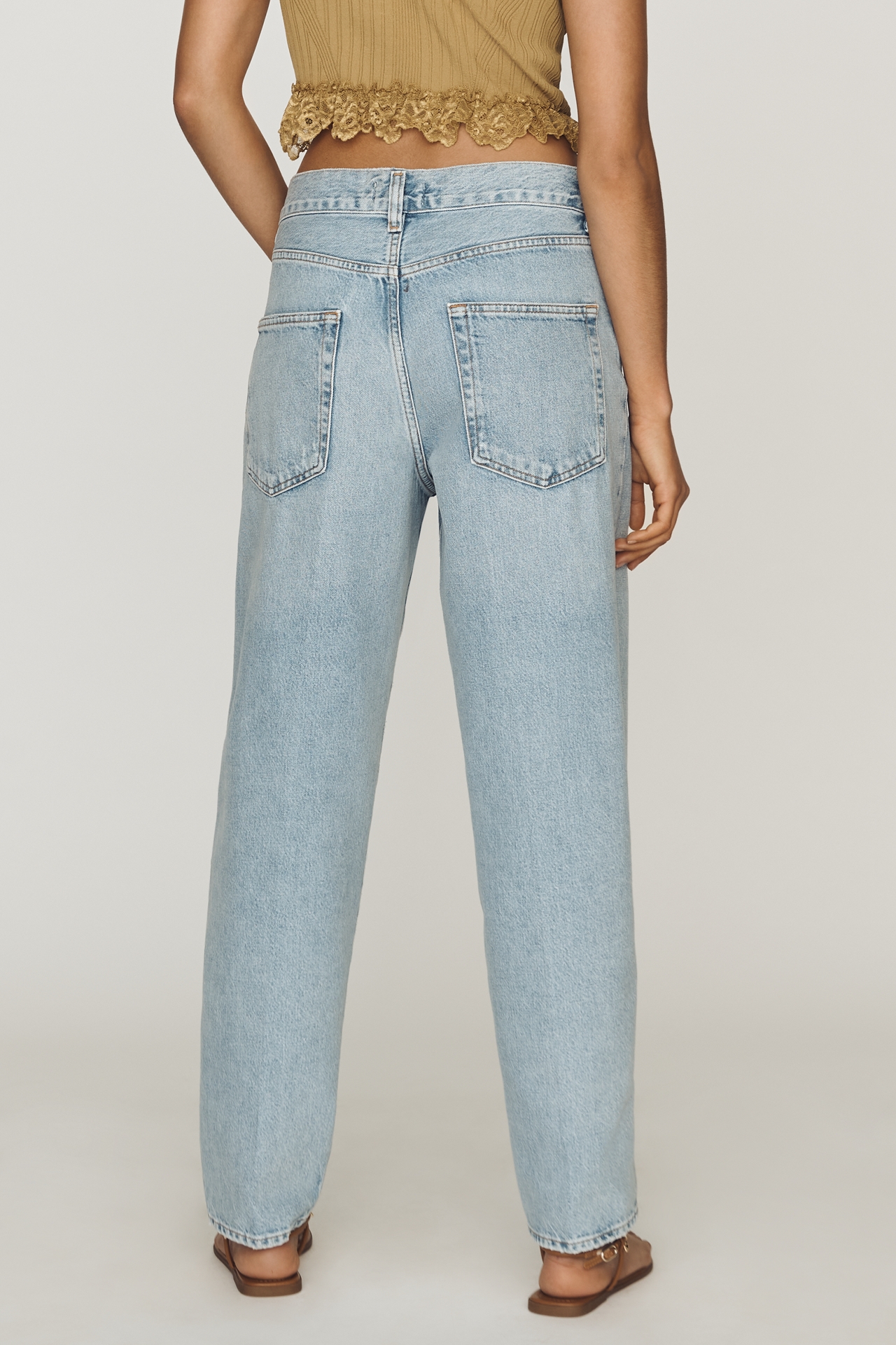 AGOLDE Nate High-Rise Straight Jeans